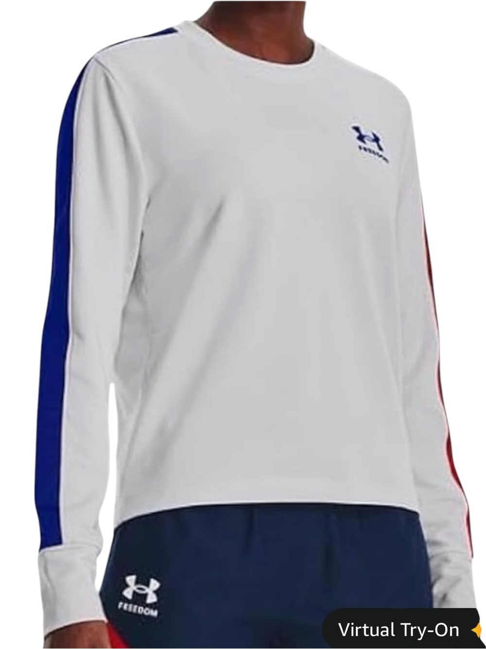 NWT Under  Armour Freedom L/S Crew loose sweatshirt. Retail $50